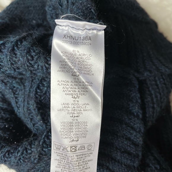 Naf Naf - Navy Blue Knit Sweater - Picture 10 of 10